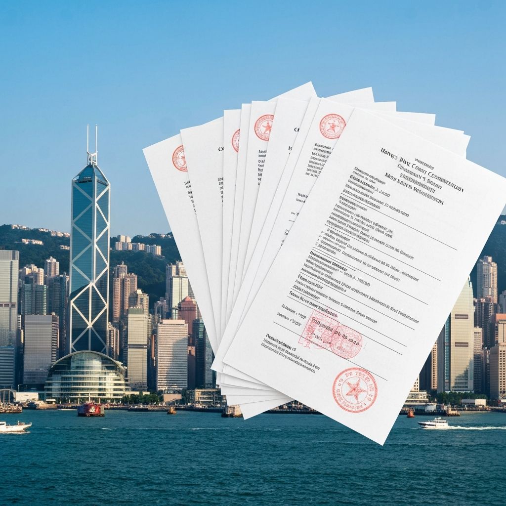 香港公司成立服務 - 註冊證書及商業登記